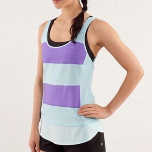 Lululemon Mod Moves Singlet Tank In Great used condition - Size 8 - Picture 1 of 9